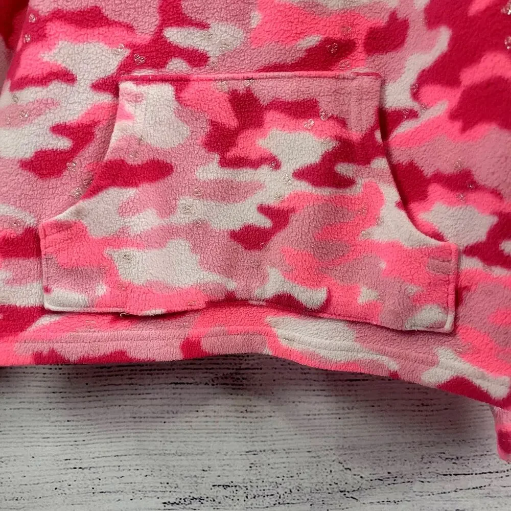 Jumping Beans Girl's Hooded‎ Jacket Pink Camo Size 5